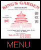 King's Garden Menu